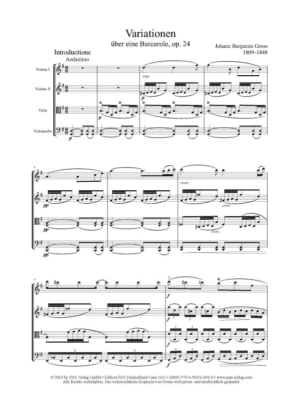 Variationen über eine Barcarole, op.24