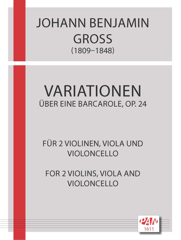 Variationen über eine Barcarole, op.24