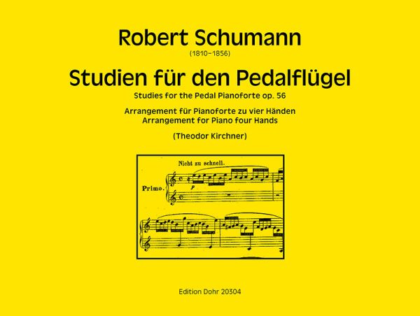 Studien für den Pedalflügel op.56