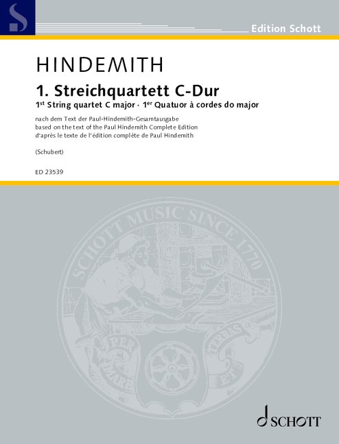 Streichquartett C-Dur Nr. 1