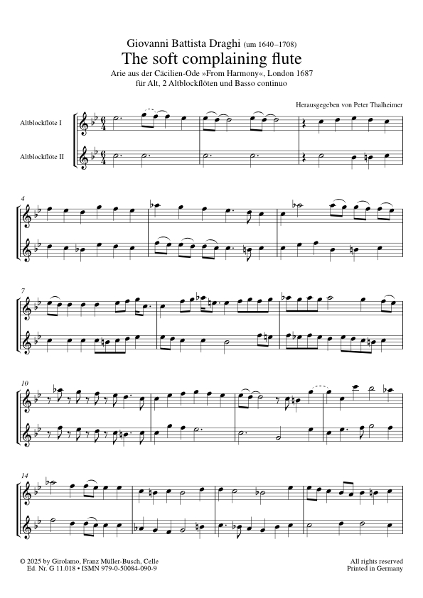 The soft complaining flute