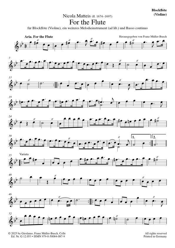 For the Flute