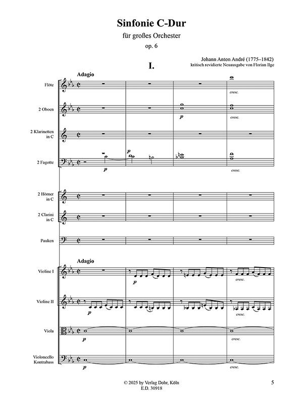 Sinfonie C-Dur op.6