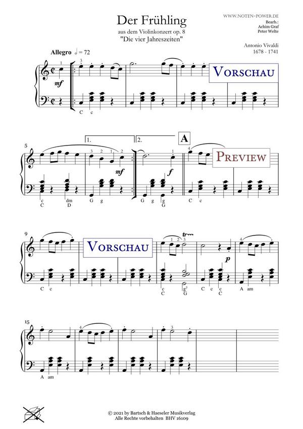 Der Frühling aus dem Violinkonzert op.8 "Die 4 Jahreszeiten"