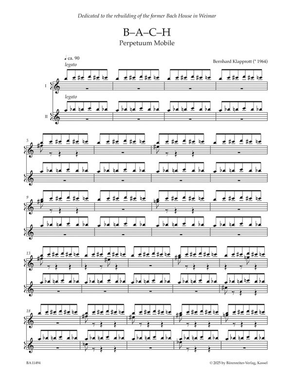 B-A-C-H - Perpetuum Mobile (2016)