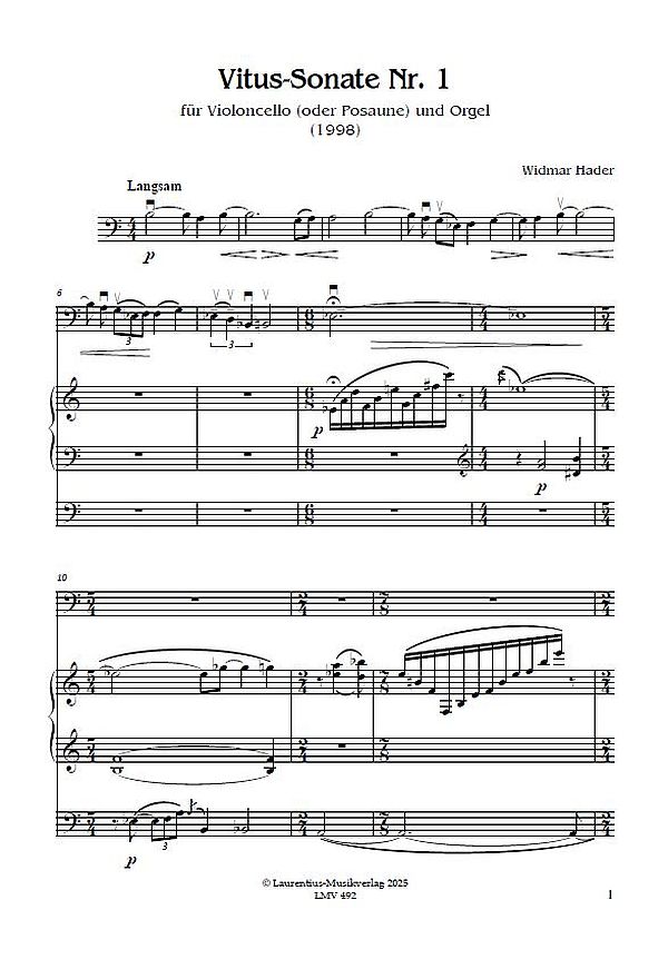 Vitus-Sonate Nr.1 (1998)