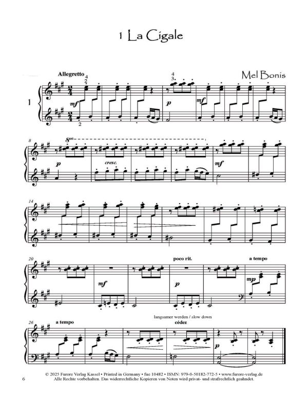 Klavierstücke Band 6  - 9 Pièces faciles  op.148 (1936)