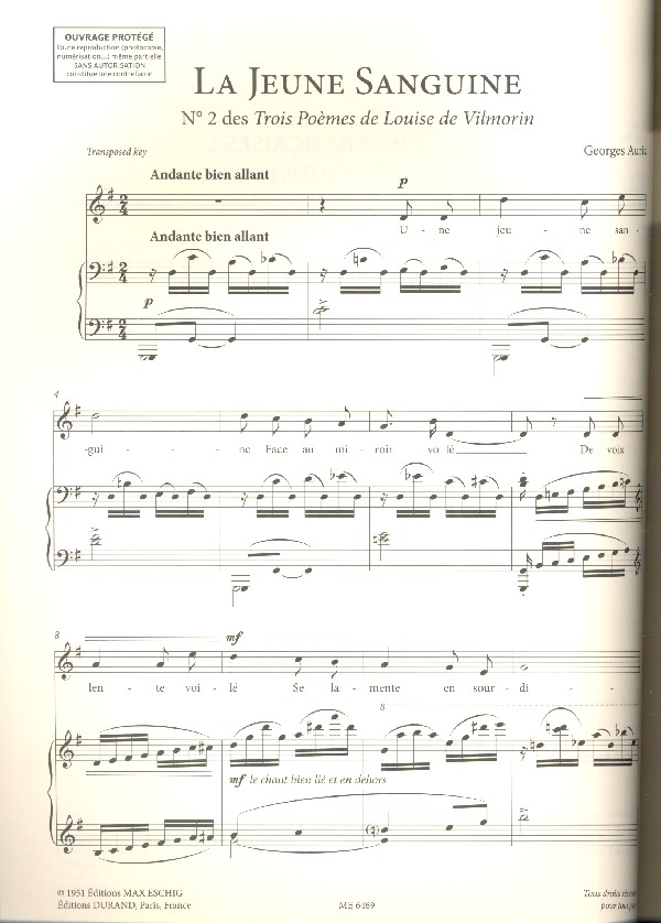 Mélodies françaises du 20e siècle