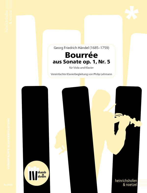 Bourree aus Sonate op.1 Nr.5 (+QR-Codes)