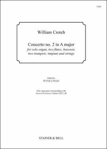 Concerto no. 2 in A major. Solo Organ Part