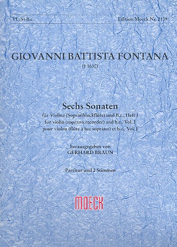 6 Sonaten Band 1 (Nr.1-2)