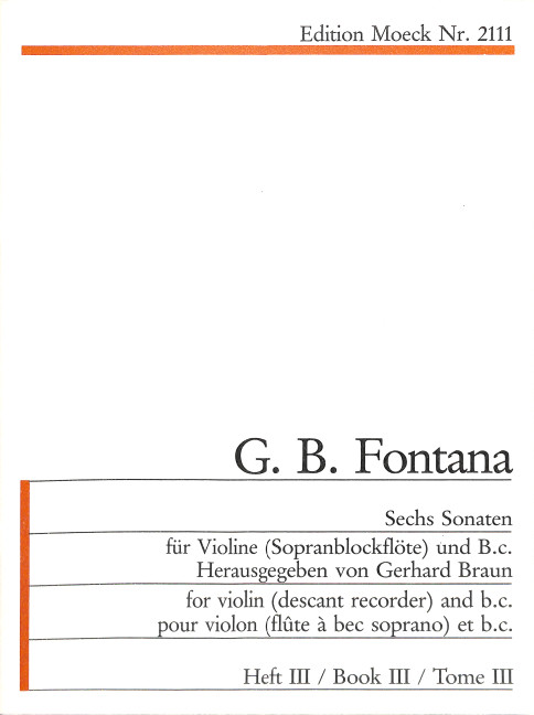 6 Sonaten Band 3 (Nr.5-6)