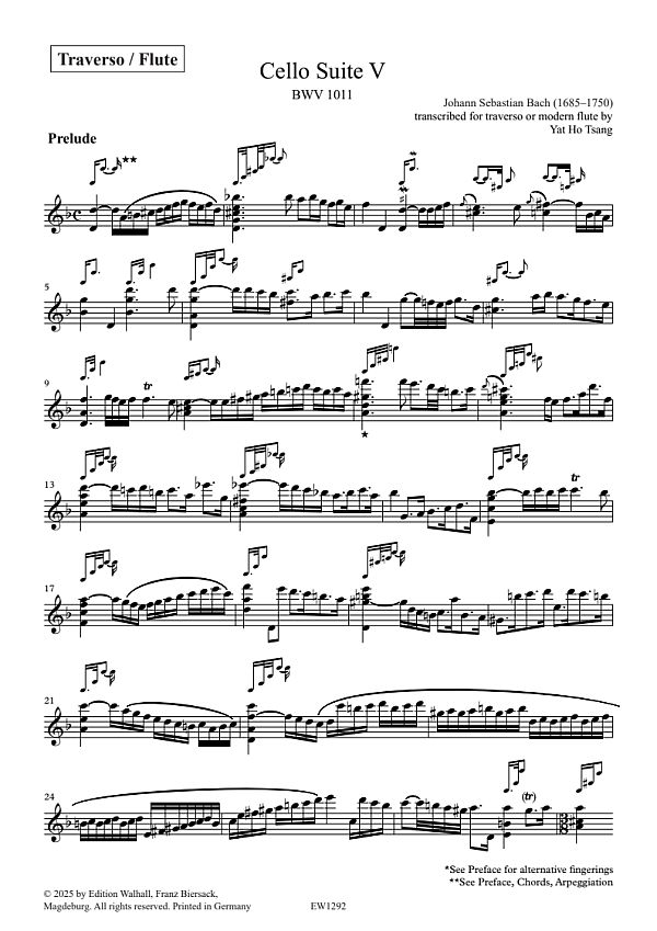 Cello Suite no.5 BWV1011