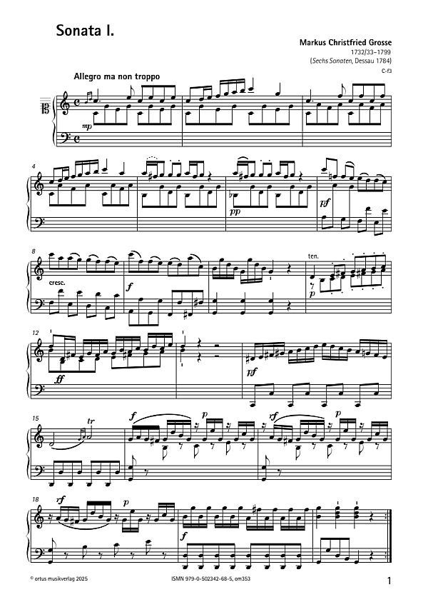 Sonaten für Clavier