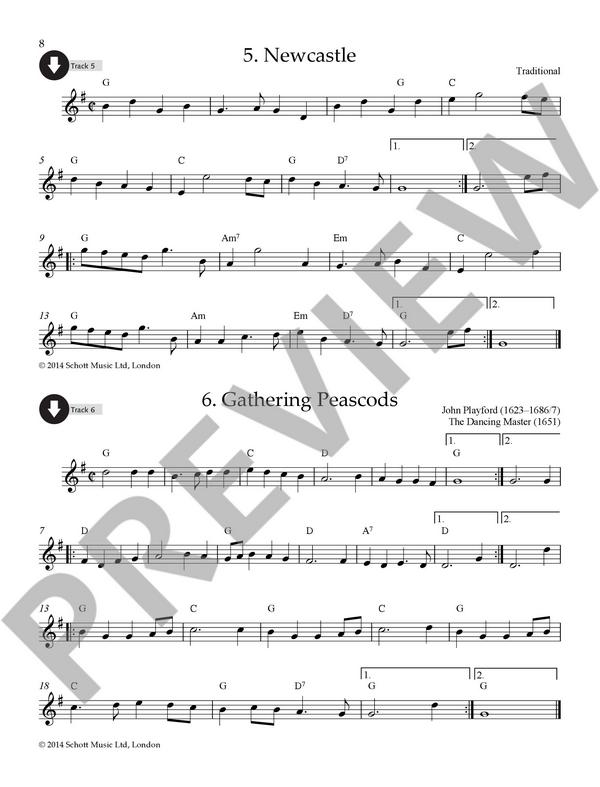 English Folk Tunes (+online audio):