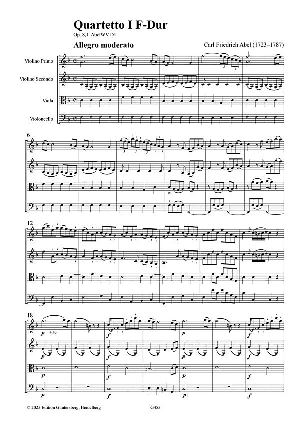 6 Quartette op.8