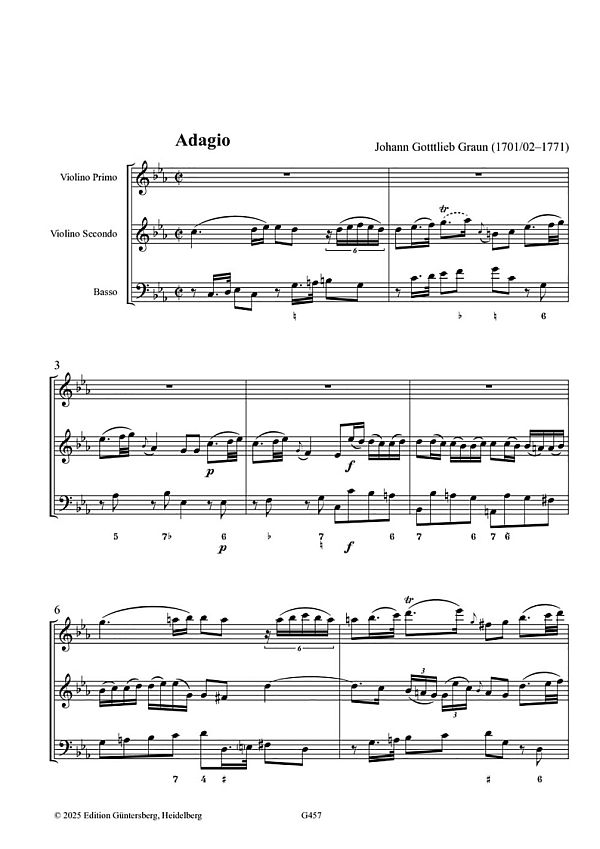 Trio c-Moll Graun WV Av:XV:19