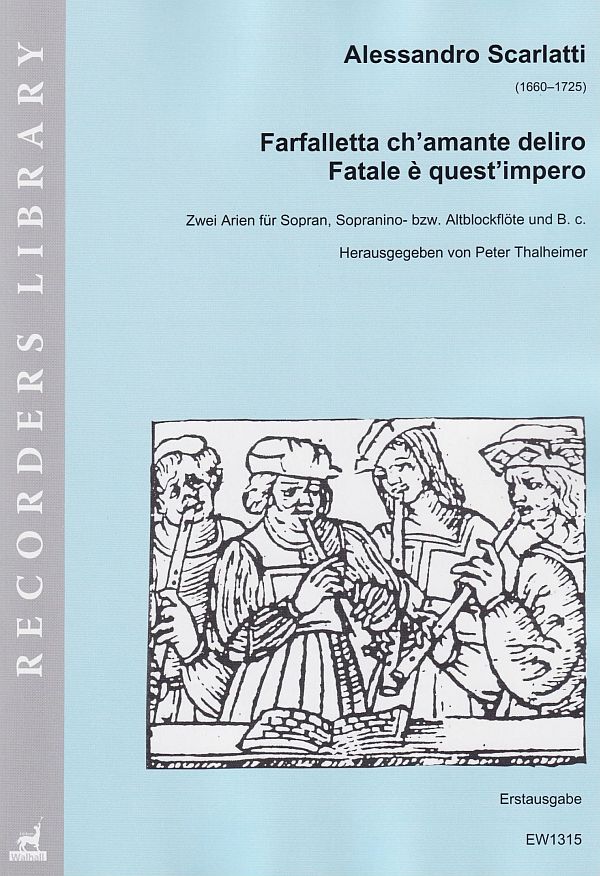 Farfalletta ch'amante deliro, Fatale è quest'impero (2 Arien)