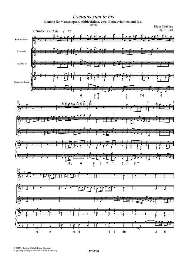 Laetatus sum op.7