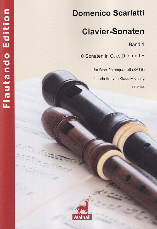 Clavier-Sonaten Band 1 (10 Sonaten in C, c, D, d und F)