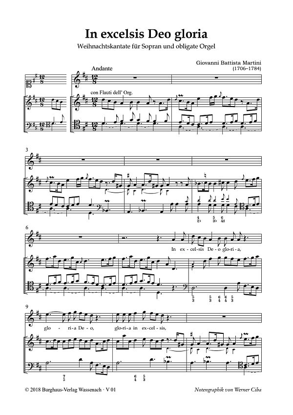 In excelsis Deo gloria (Weihnachtskantate)