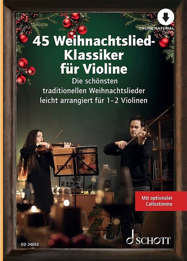 45 Weihnachtslied-Klassiker (+Online-Audio)
