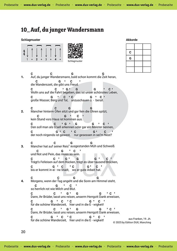 Die Rucksack-Ukulele