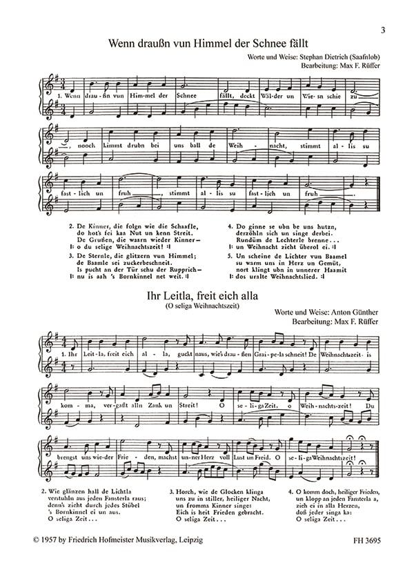 Heit is der Heilge Obnd (30 Weihnachts- und Winterlieder)