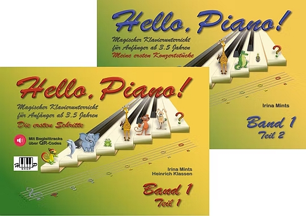 Hello, Piano! Band 1 Teil 1+2 (+Online-Audio)