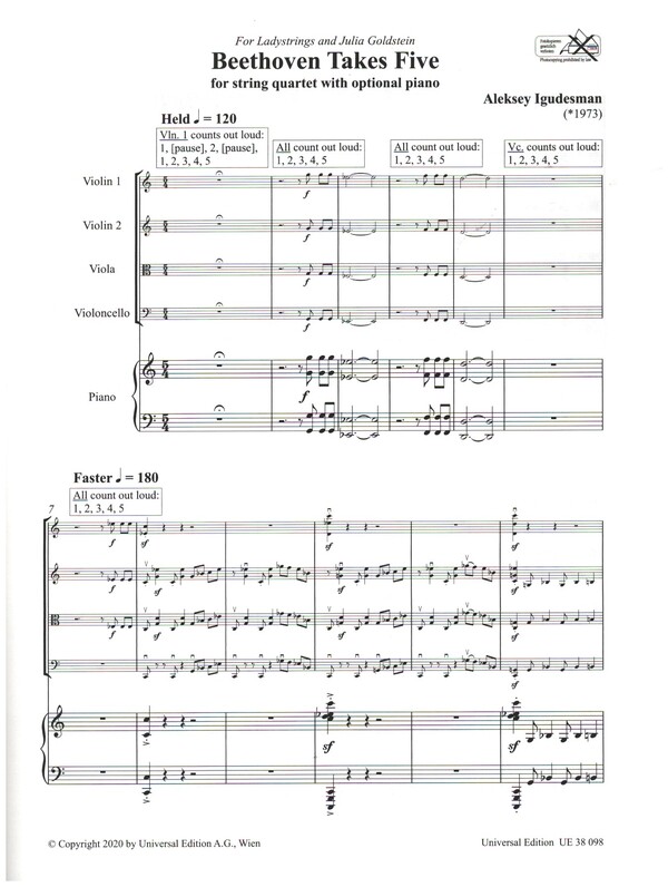 Beethoven Takes Five