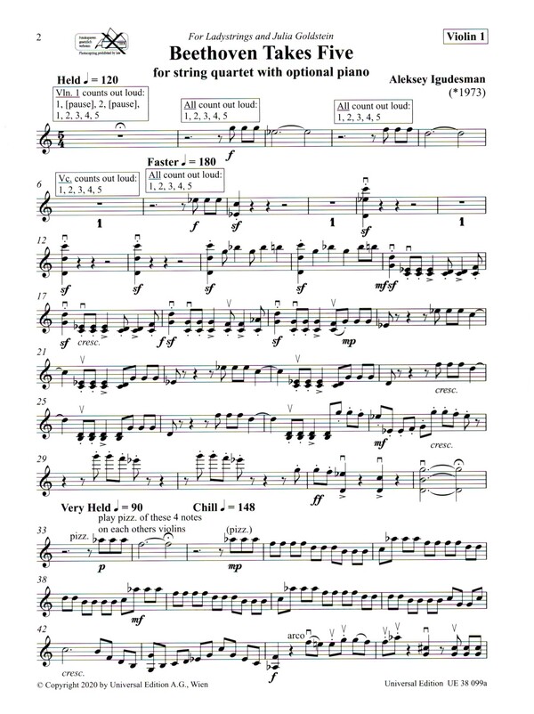 Beethoven Takes Five