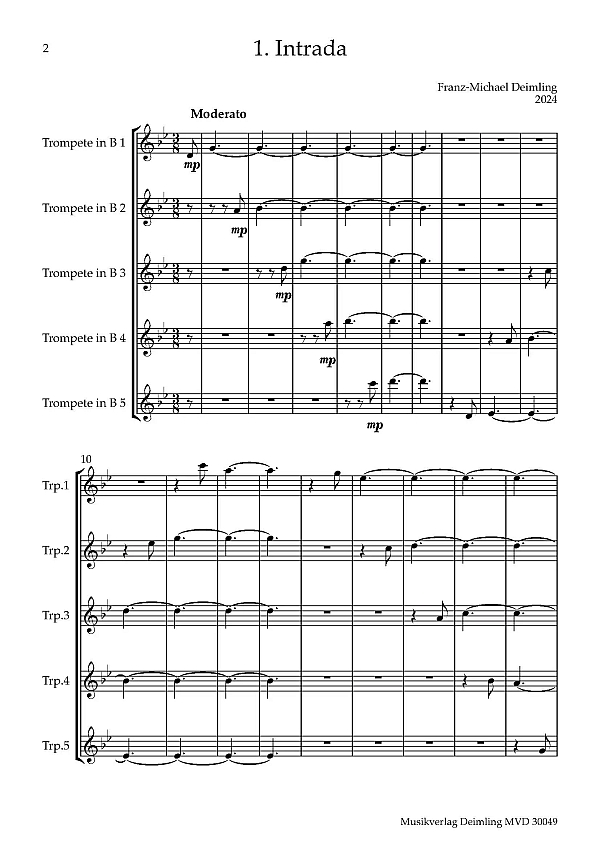 Trompetenquintett op.129 (2024)