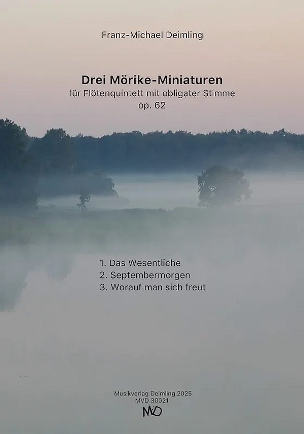 Drei Mörike-Miniaturen op.62 (2019)