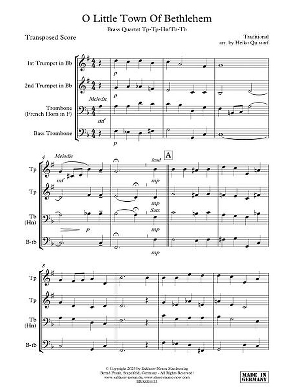 O Little Town Of Bethlehem