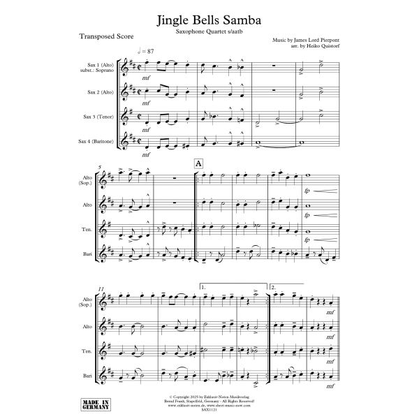 Jingle Bells Samba