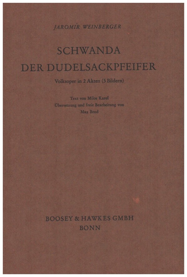 Schwanda der Dudelsackpfeifer