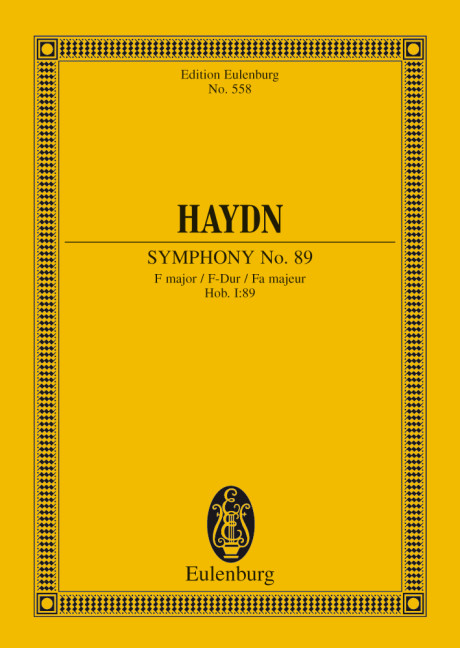 Sinfonie F-Dur Nr.89 Hob.I:89