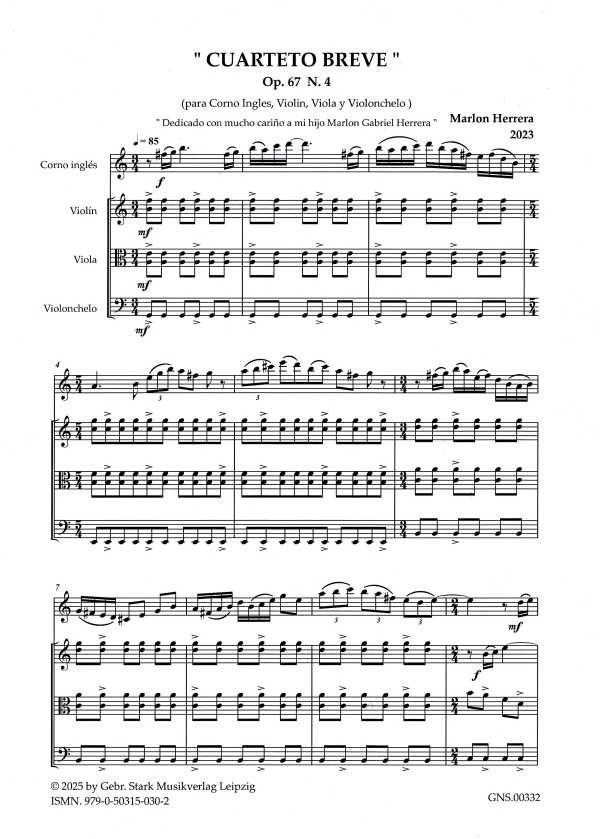 Cuarteto Breve op.67 no.4