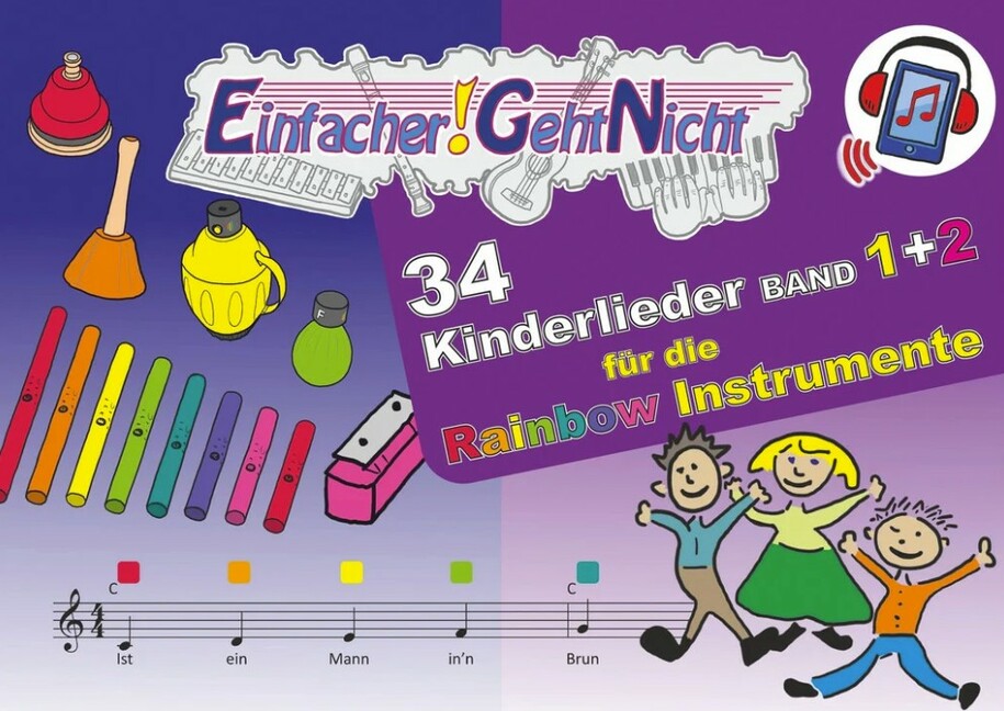 34 Kinderlieder Band 1+2