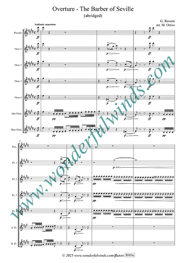 Overture - The Barber of Sevilla (abridged)