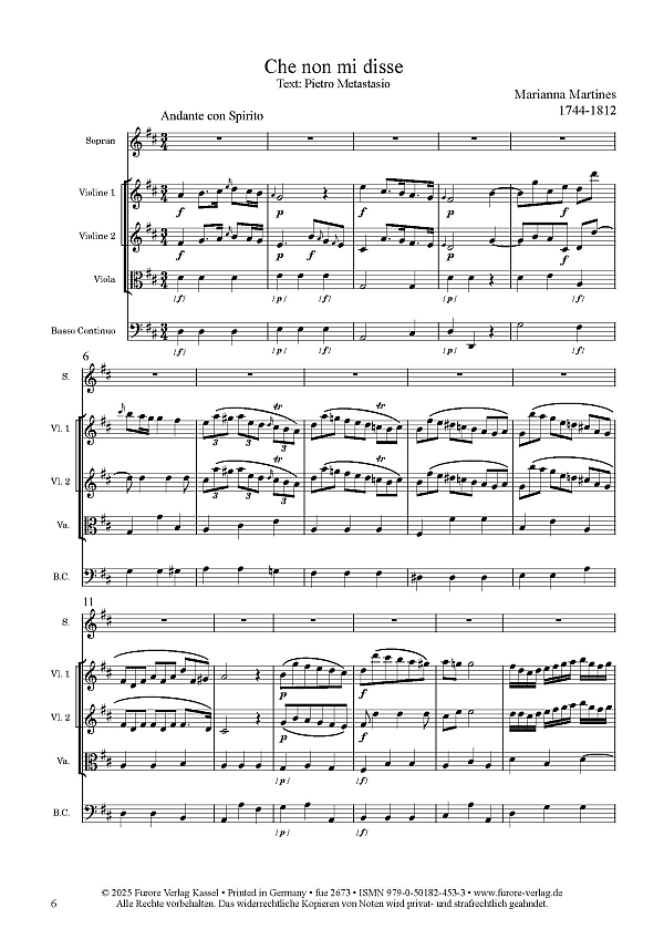 Che non mi disse (Arie)