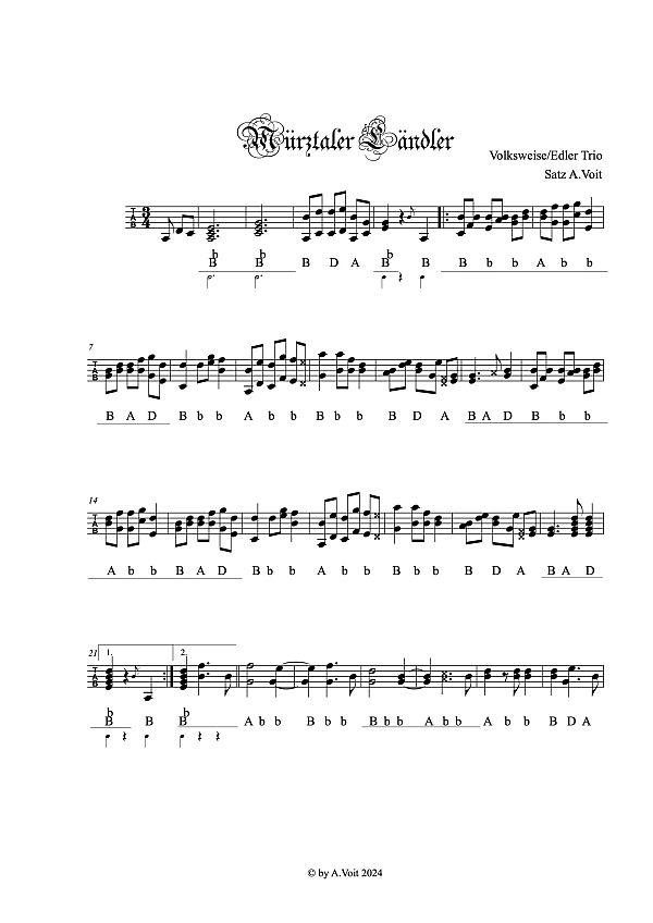 Die drei Spatzen (10 Spielstücke)