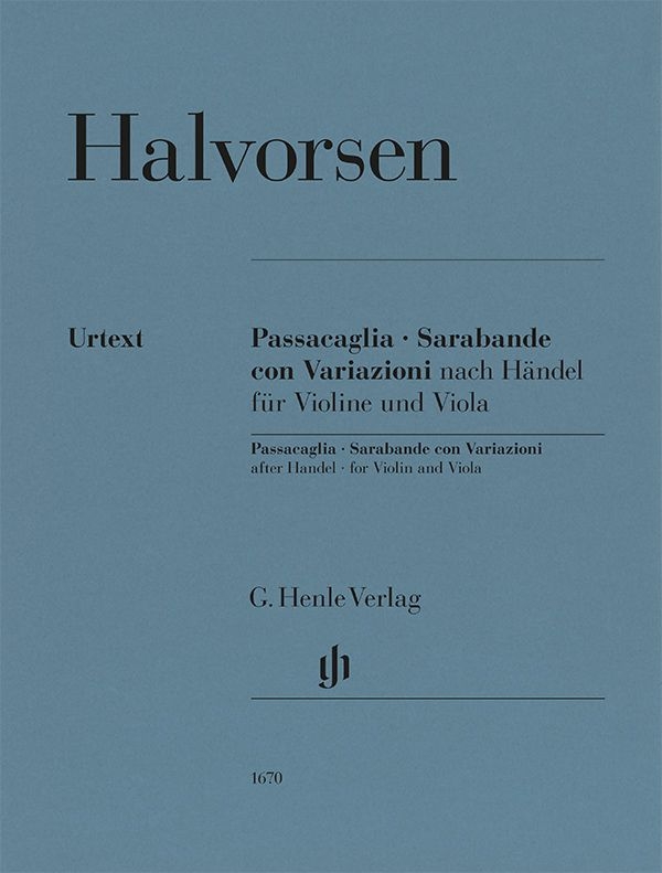 Passacaglia, Sarabande con variazioni nach Händel