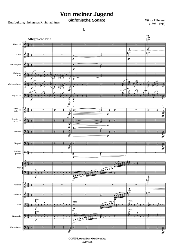 Von meiner Jugend (Sinfonische Sonate 1943)