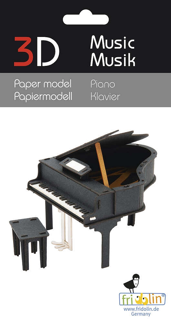 3D Papiermodell Klavier