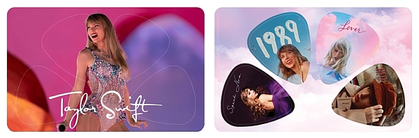 Pikcard with 4 Pics - Taylor Swift