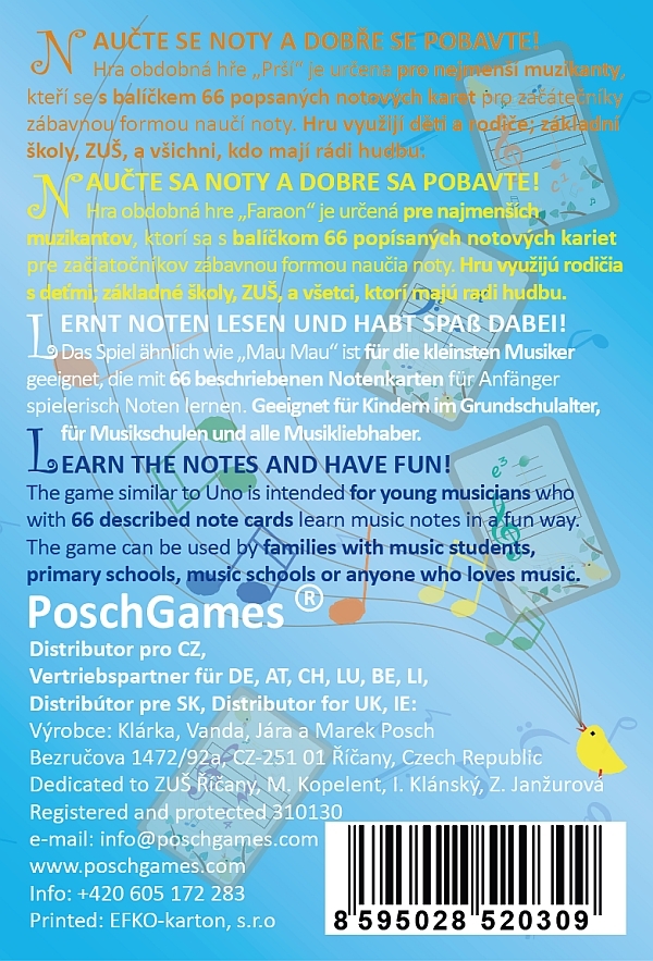 Musical Notes - Musikkarten für die Kleinsten