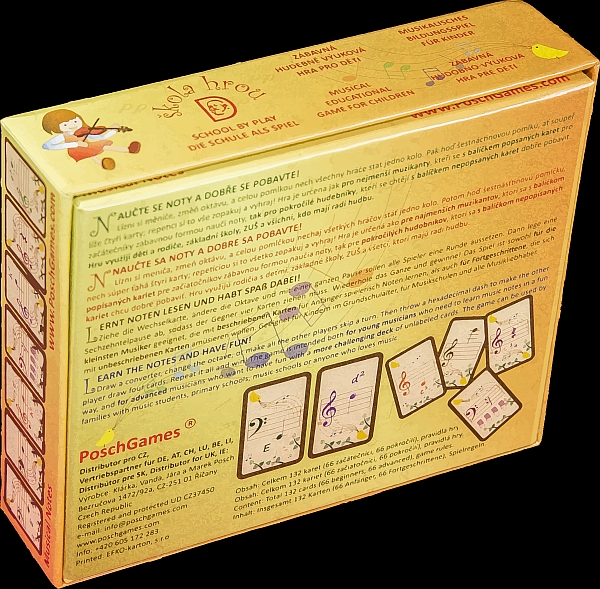 Musical Notes - Satz Musikkarten zum Lernen