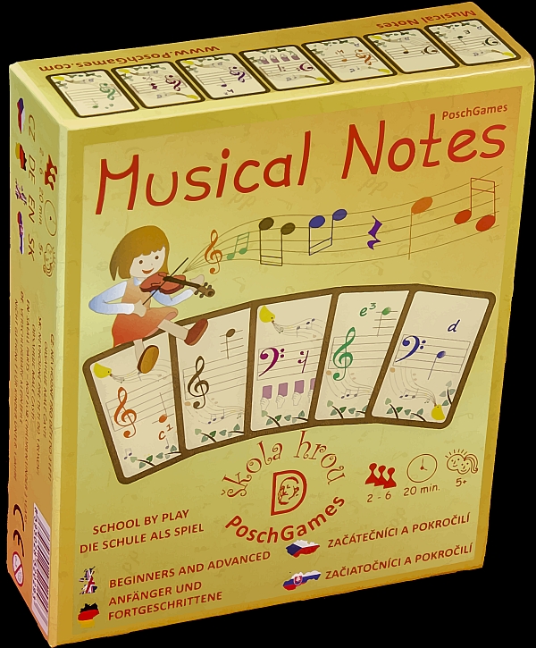 Musical Notes - Satz Musikkarten zum Lernen