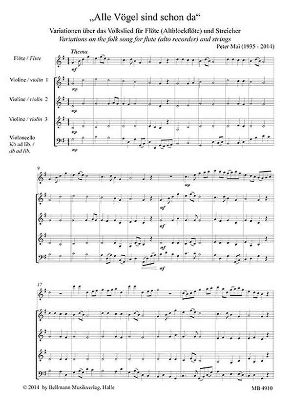 Alle Vögel sind schon da